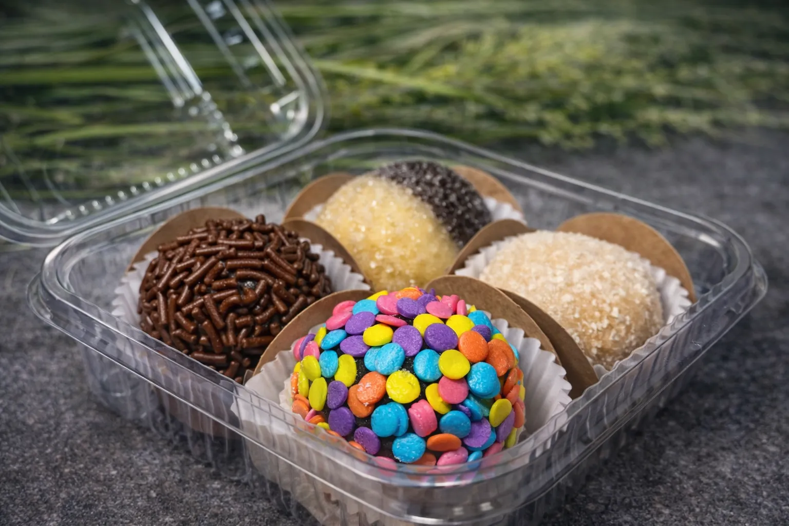 Caixa com 4 doces deliciosos