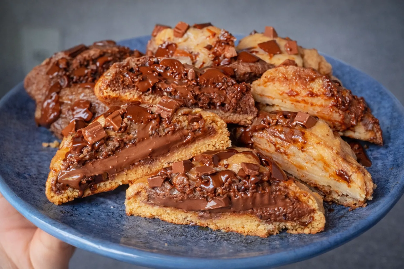 Cookies super recheado de brigadeiro (unidade)