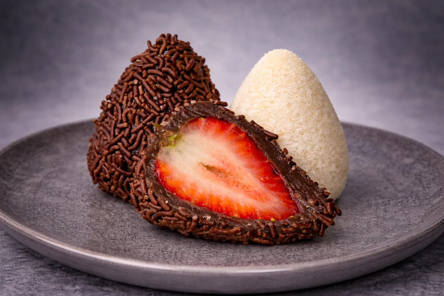 Coxinha de morango